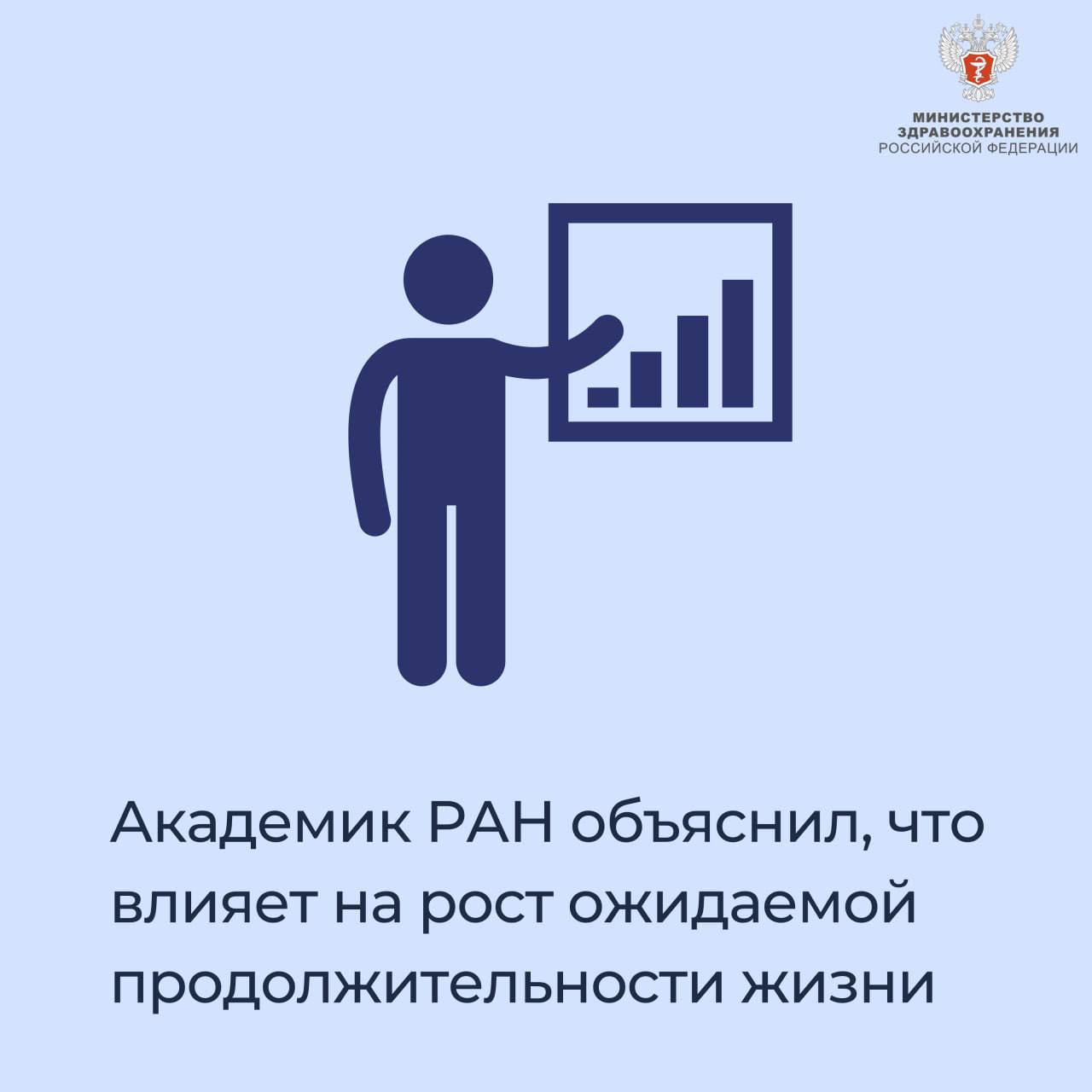 Академик РАН объяснил, что влияет на рост ожидаемой продолжительности жизни